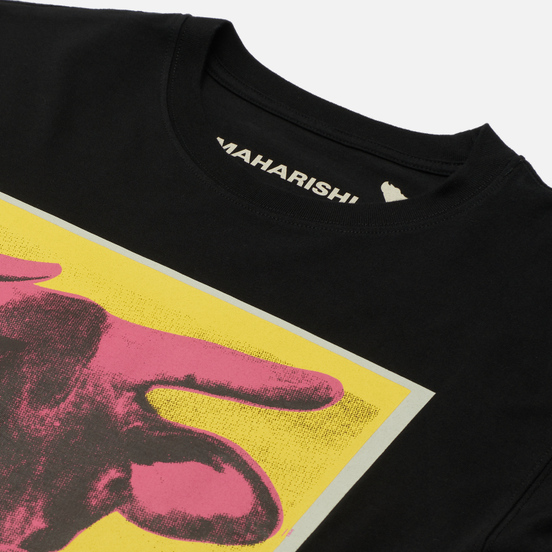 Мужская футболка maharishi Warhol Lunar Ox Black