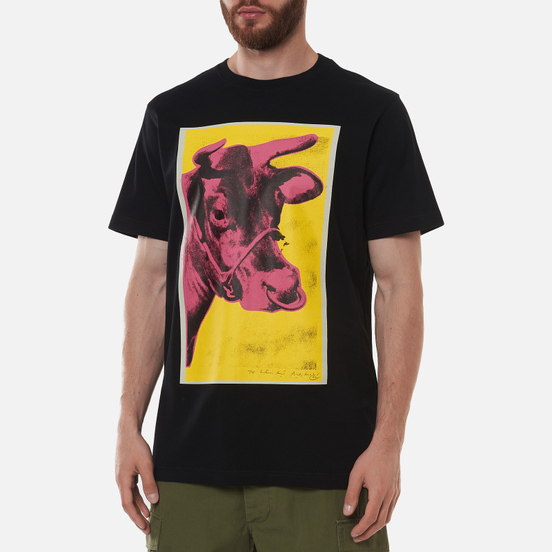 Мужская футболка maharishi Warhol Lunar Ox Black