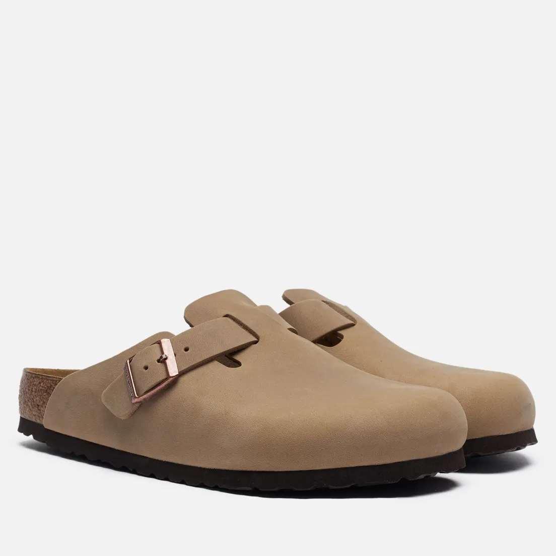 Birkenstock Сандалии Boston Natural Leather Oiled