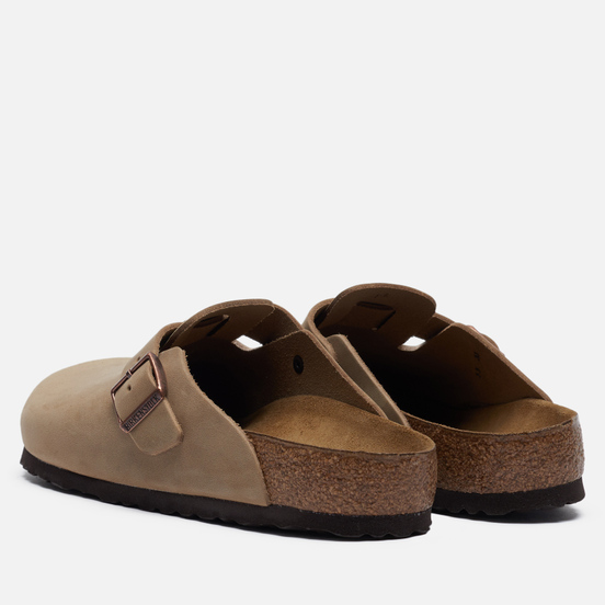 Сандалии Birkenstock Boston Leather Tobacco Brown