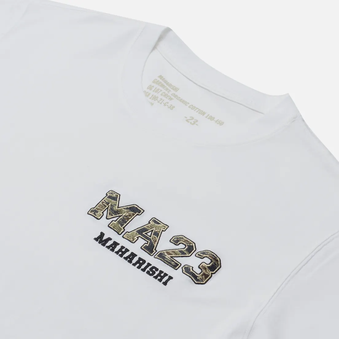 maharishi Мужская футболка MA23 Embroidered Golden Tiger Skins