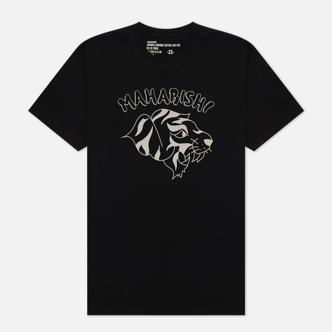 Мужская футболка maharishi, цвет чёрный, размер L 9729-BLACK x Teach Tiger Throw Up - фото 1