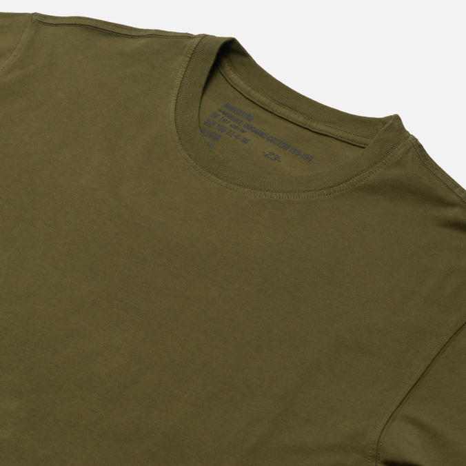 Мужская футболка maharishi, цвет оливковый, размер M 9752-OLIVE Miltype Classic Crew Neck - фото 2