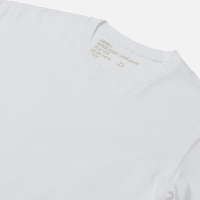 Мужская футболка maharishi, цвет белый, размер M 9752-WHITE Miltype Classic Crew Neck - фото 2