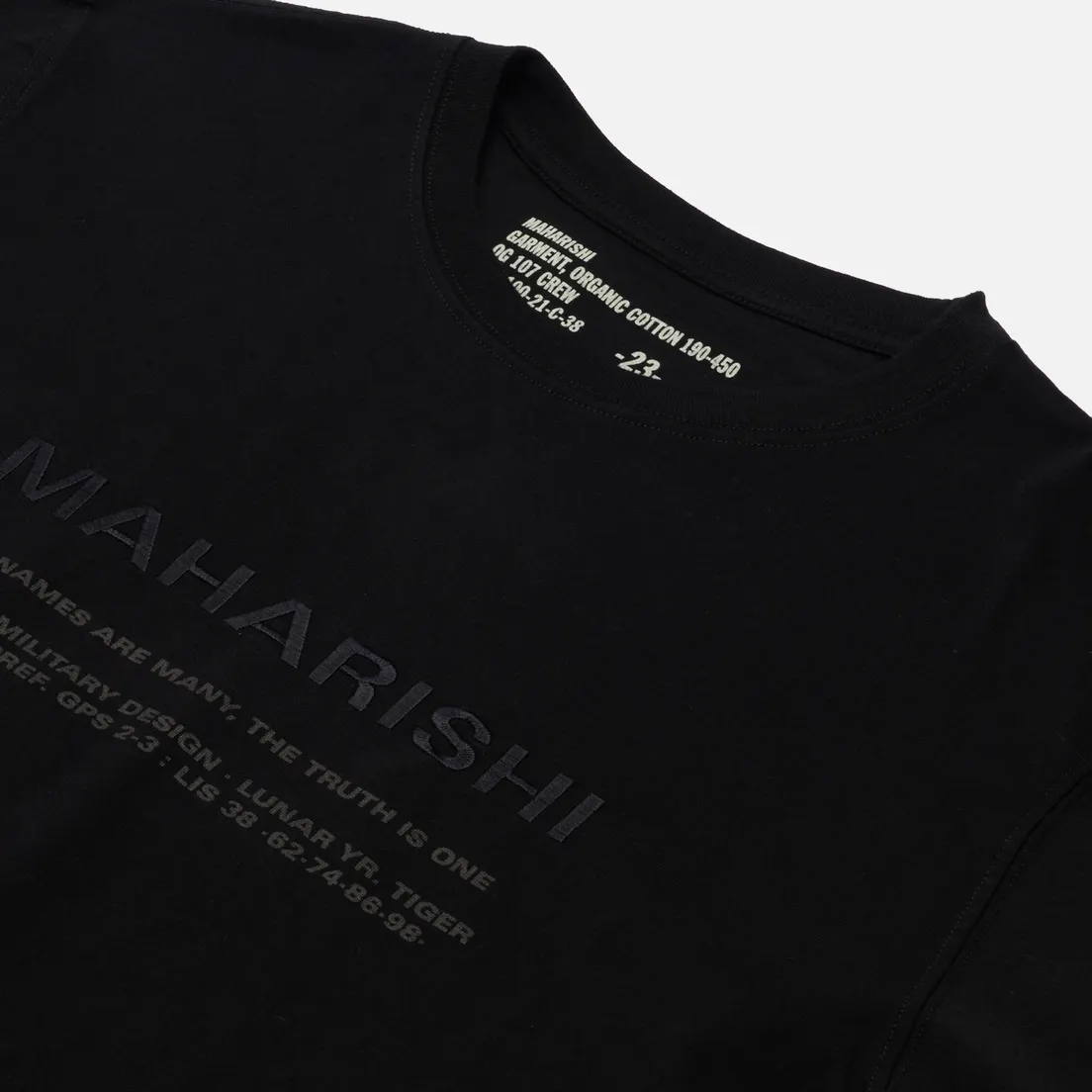 maharishi Мужской лонгслив Miltype Embroidered