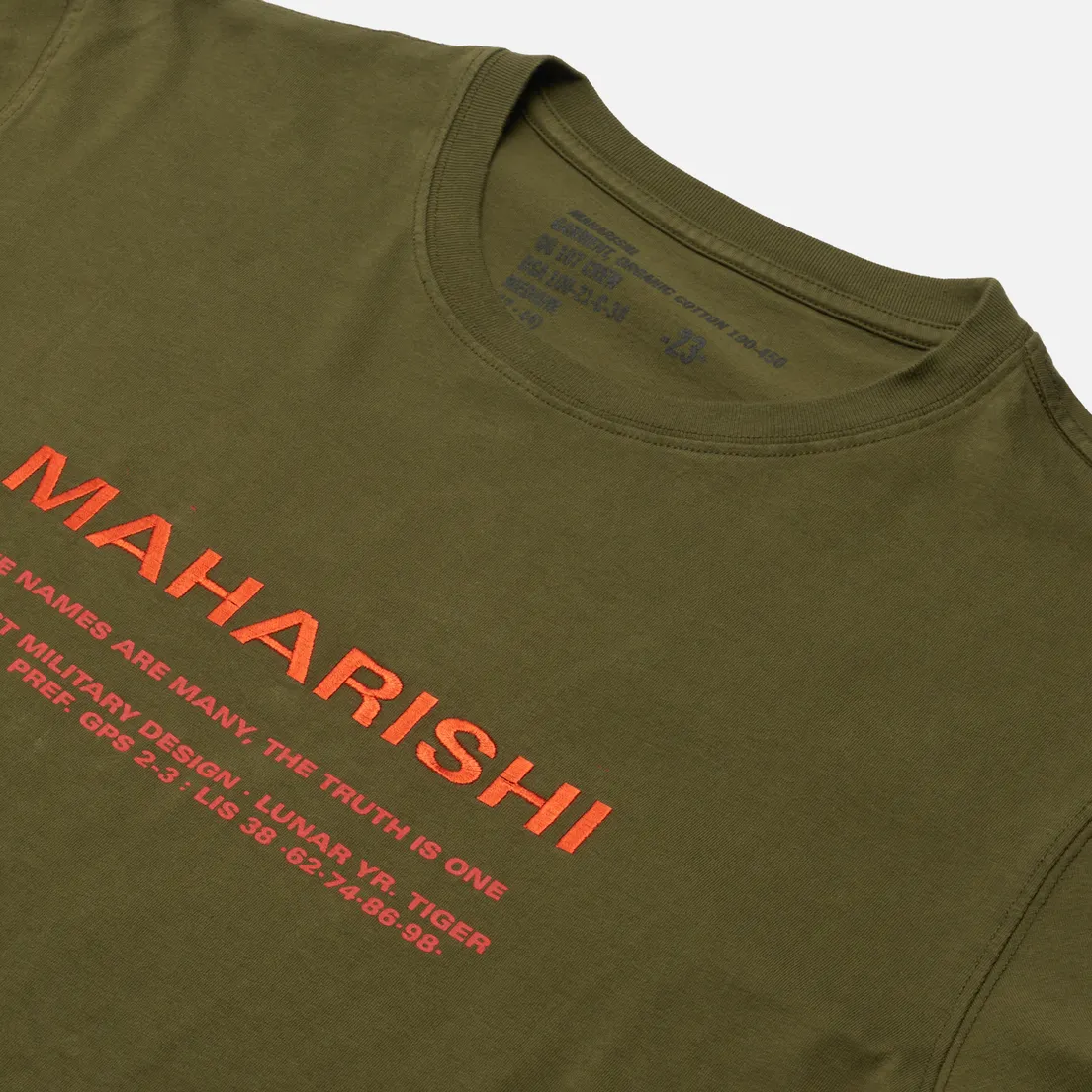 maharishi Мужской лонгслив Miltype Embroidered