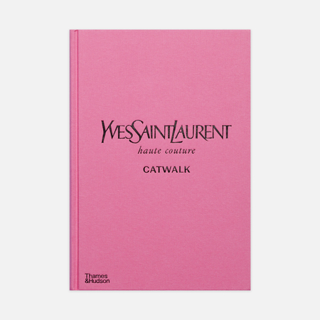 Книга Thames & Hudson Yves Saint Laurent Catwalk, цвет розовый