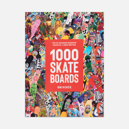 Книга Rizzoli 1000 Skateboards, цвет красный