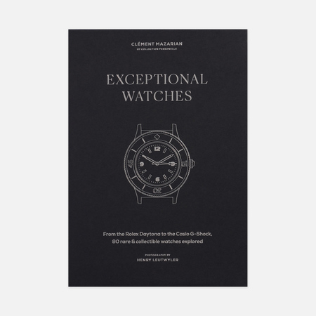  Книга Mitchell Beazley Exceptional Watches: From The Rolex Daytona To The Casio G-Shock, цвет чёрный
