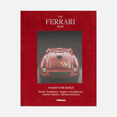 Книга teNeues The Ferrari Book: Passion For Design, цвет красный