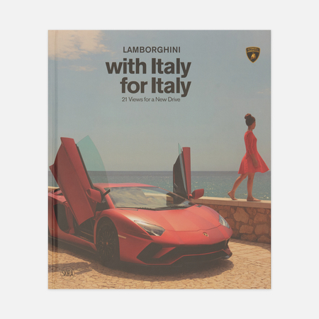 Книга Skira Lamborghini with Italy, for Italy: 21 views For a New Drive, цвет красный