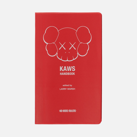 Книга No More Rulers KAWS Handbook, цвет красный