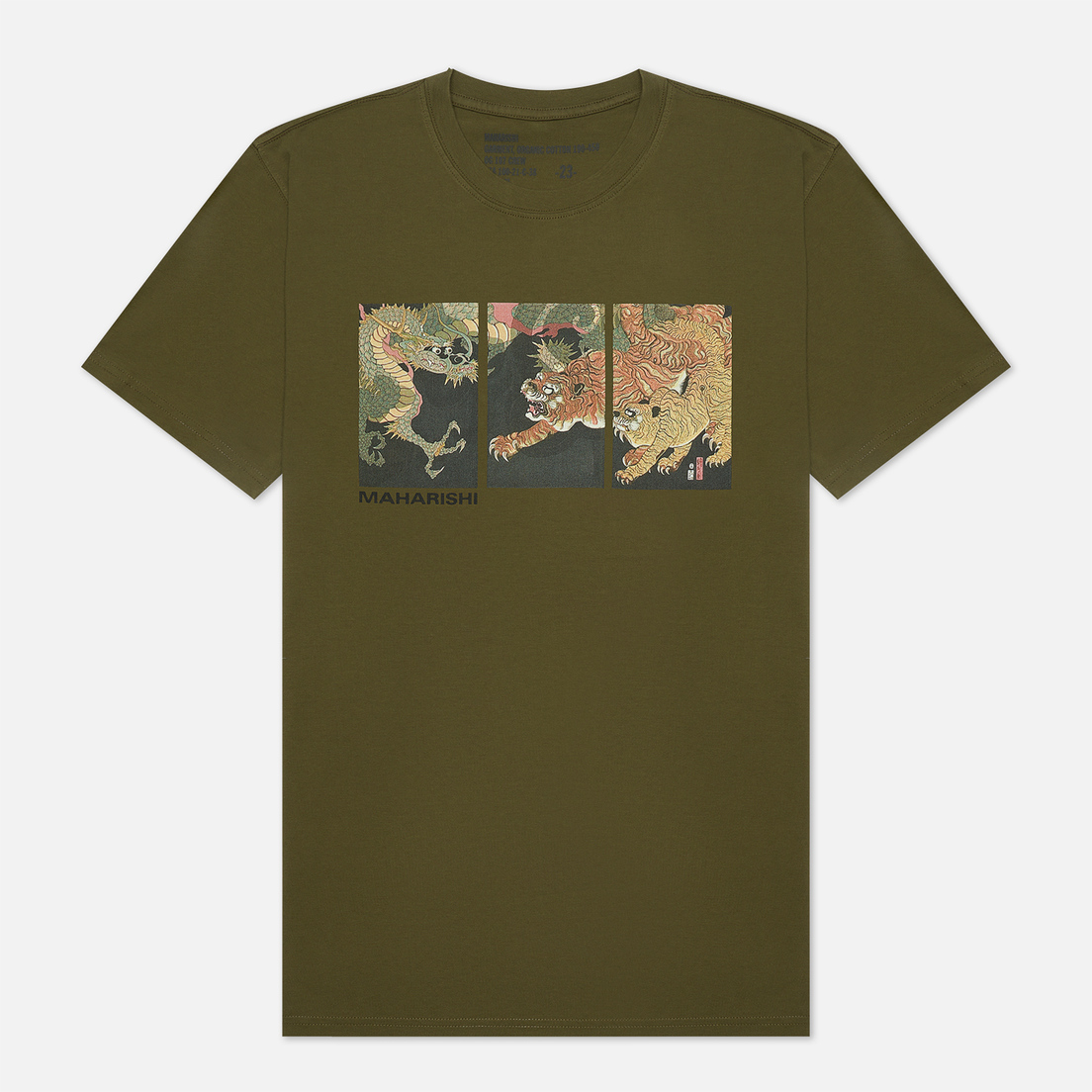 maharishi Мужская футболка Dragon & Tigers
