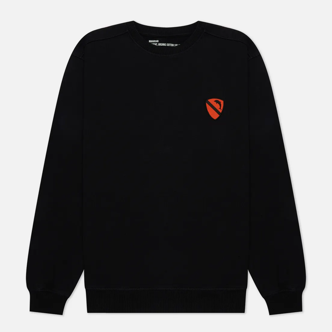 maharishi Мужская толстовка Dolphin Cavalry Crew Neck