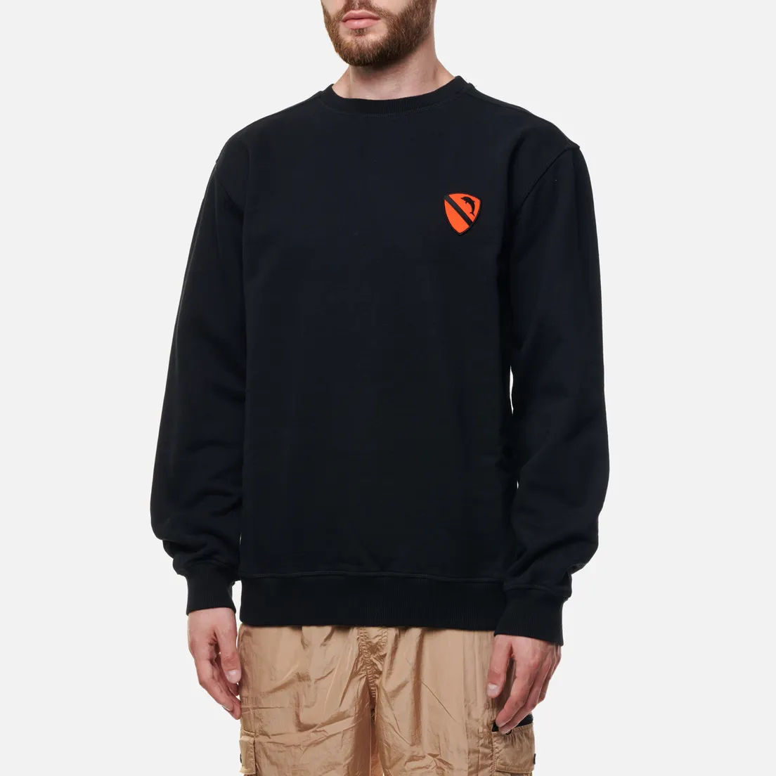 maharishi Мужская толстовка Dolphin Cavalry Crew Neck
