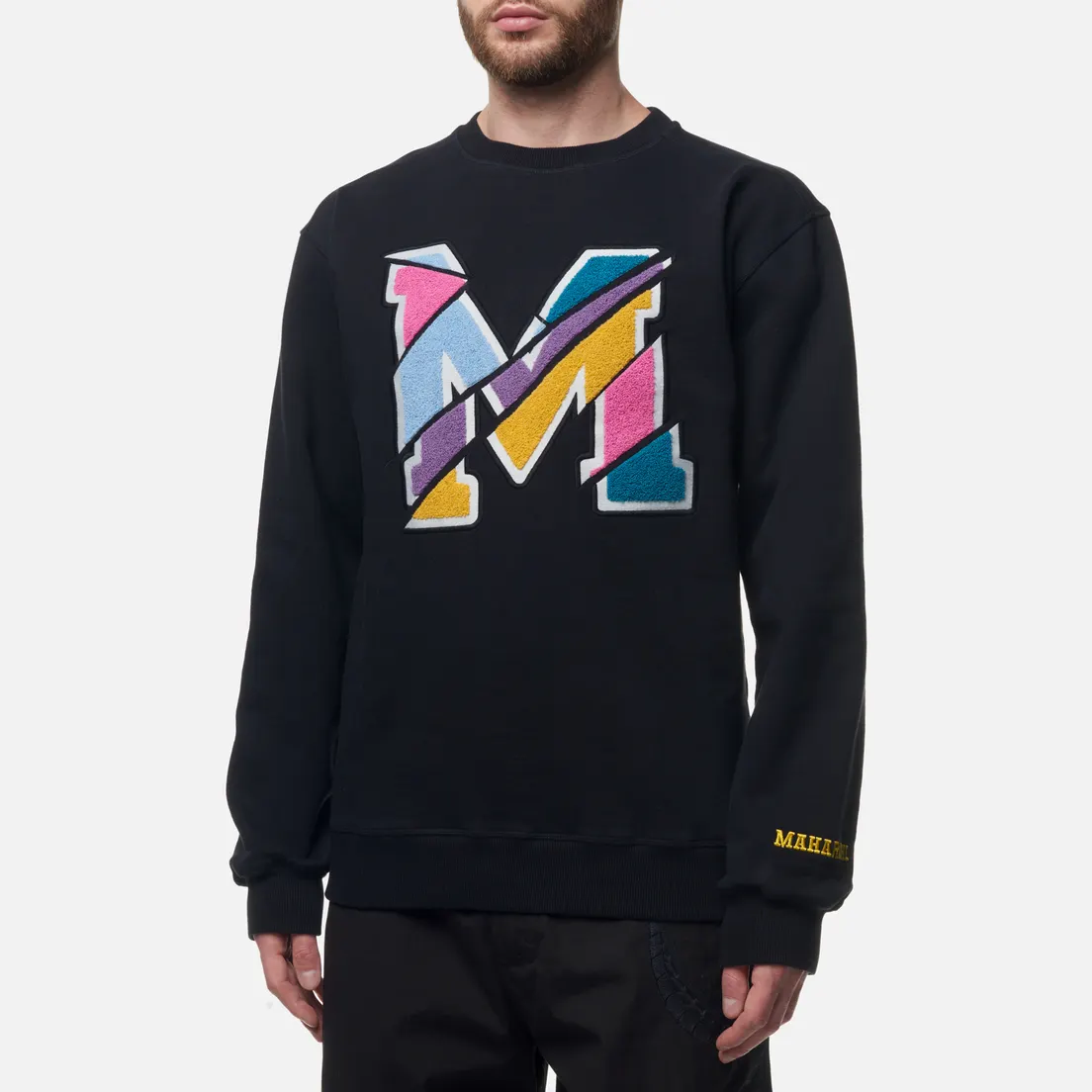maharishi Мужская толстовка MA23 Embroidered Crew Neck