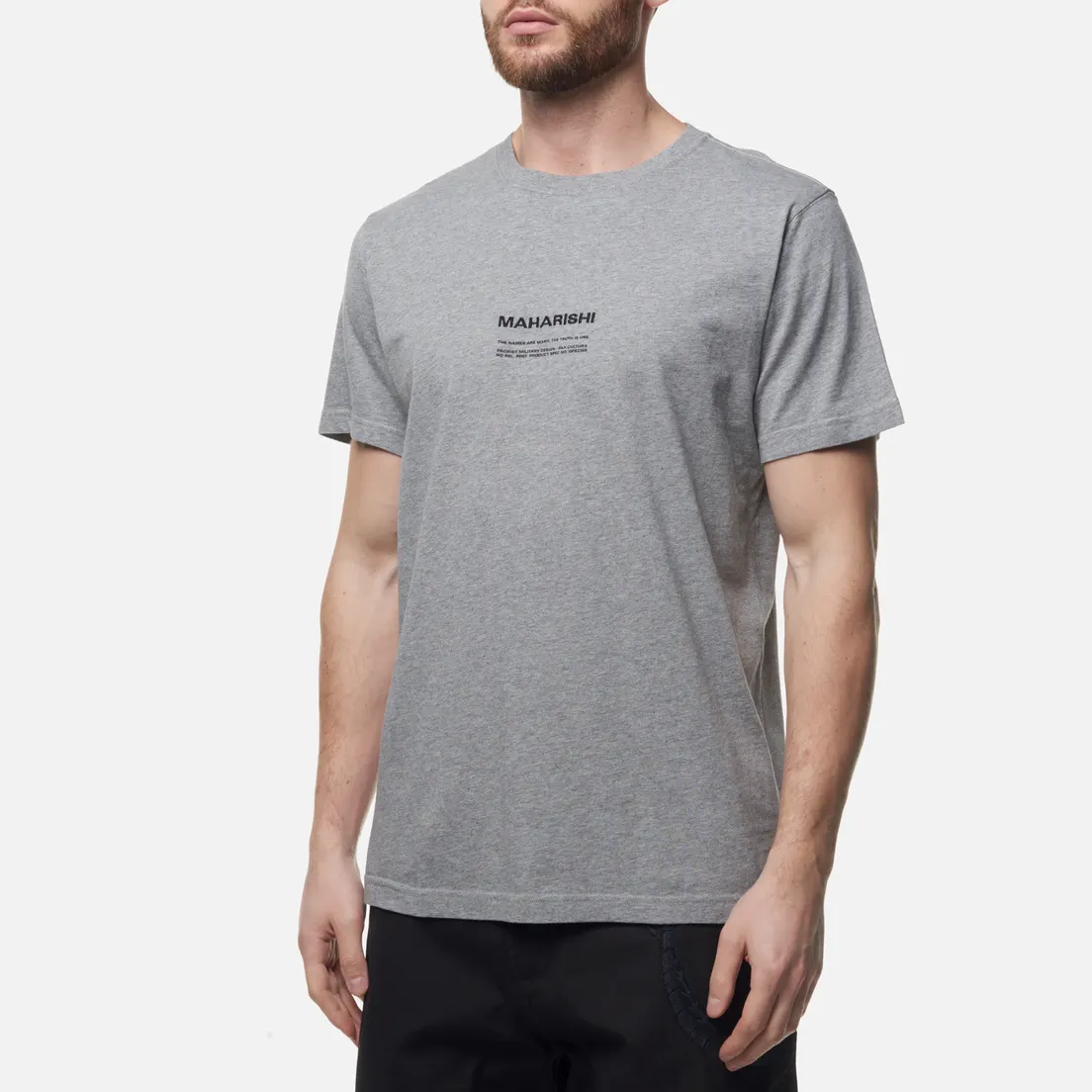 maharishi Мужская футболка Miltype Crew Neck