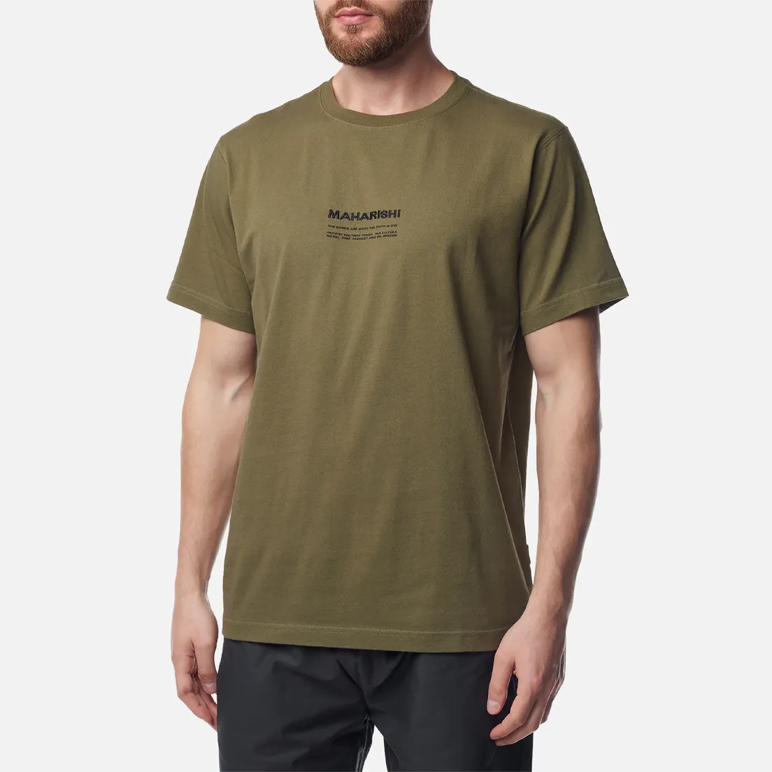 maharishi Мужская футболка Miltype Crew Neck