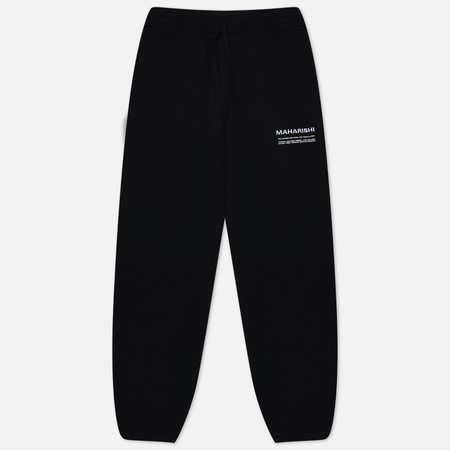 Мужские брюки maharishi Miltype Sweat, цвет чёрный, размер XL