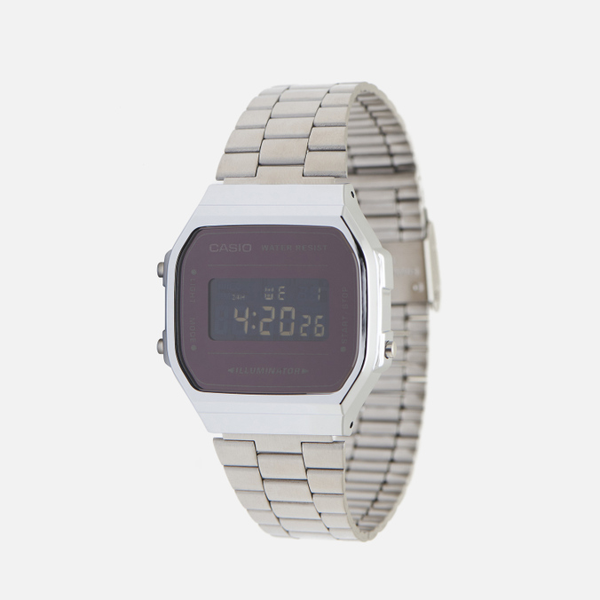 Наручные часы CASIO, цвет серебряный, размер UNI A-168WEM-1E Collection A-168WEM-1E - фото 2