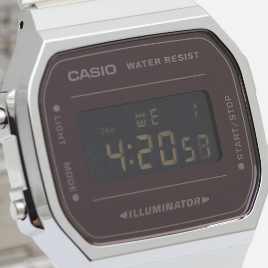 Наручные часы CASIO Collection A-168WEM-1E Silver/Black