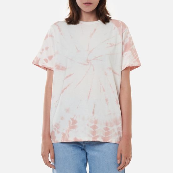 Женская футболка Levi's Graphic Jet Tie-Dye Dark Evening Sand