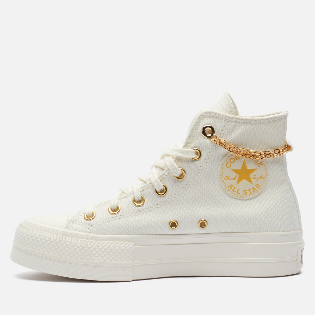 Converse lift gold on sale