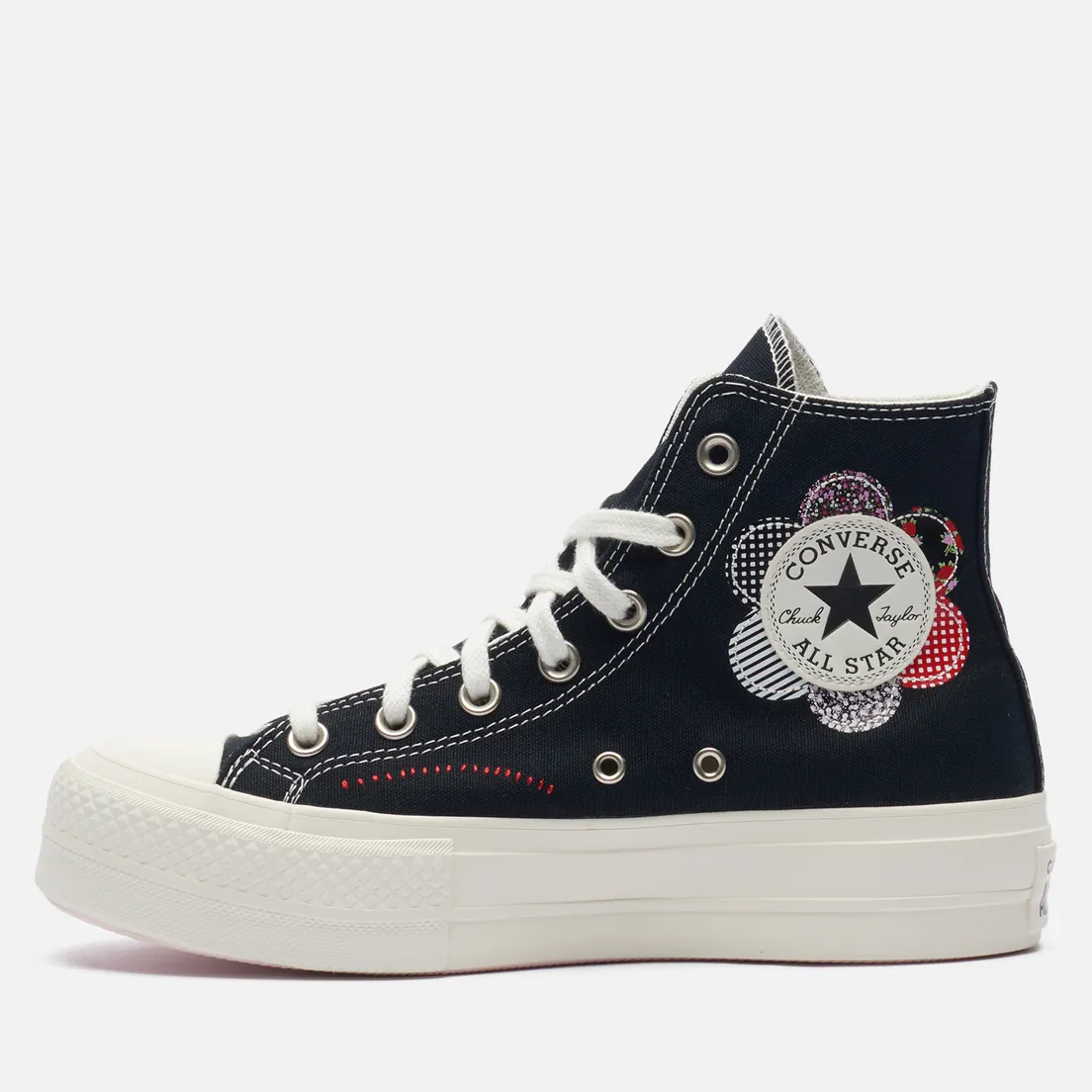 Converse Женские кеды Chuck Taylor All Star Lift Platform Crafted Patchwork