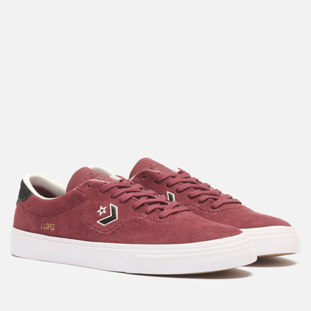   Brandshop Мужские кеды Converse Louie Lopez Pro Suede, цвет бордовый, размер 43 EU