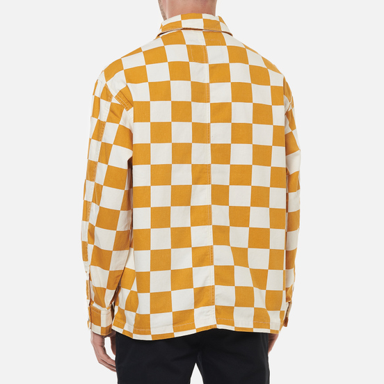 Мужская джинсовая куртка Levi's Portola Chore Fez Check Egret