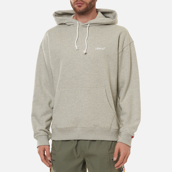 Мужская толстовка Levi's Red Tab Hoodie Light Mist Heather