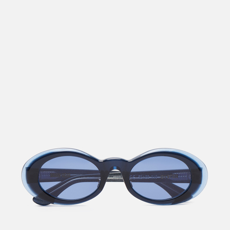 Солнцезащитные очки Brain Dead Oyster Post Modern Primitive Eye Protection, цвет синий, размер 52mm