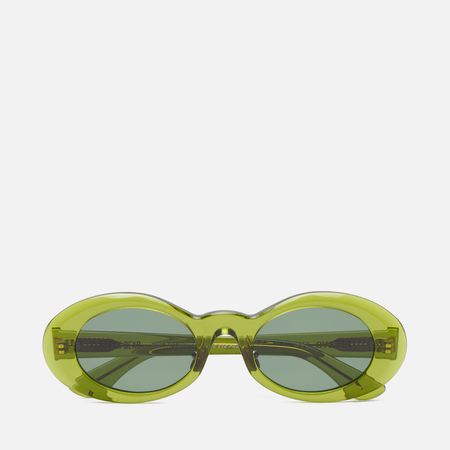 Солнцезащитные очки Brain Dead Oyster Post Modern Primitive Eye Protection, цвет зелёный, размер 52mm