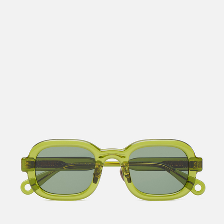 Солнцезащитные очки Brain Dead Newman Post Modern Primitive Eye Protection, цвет зелёный, размер 49mm