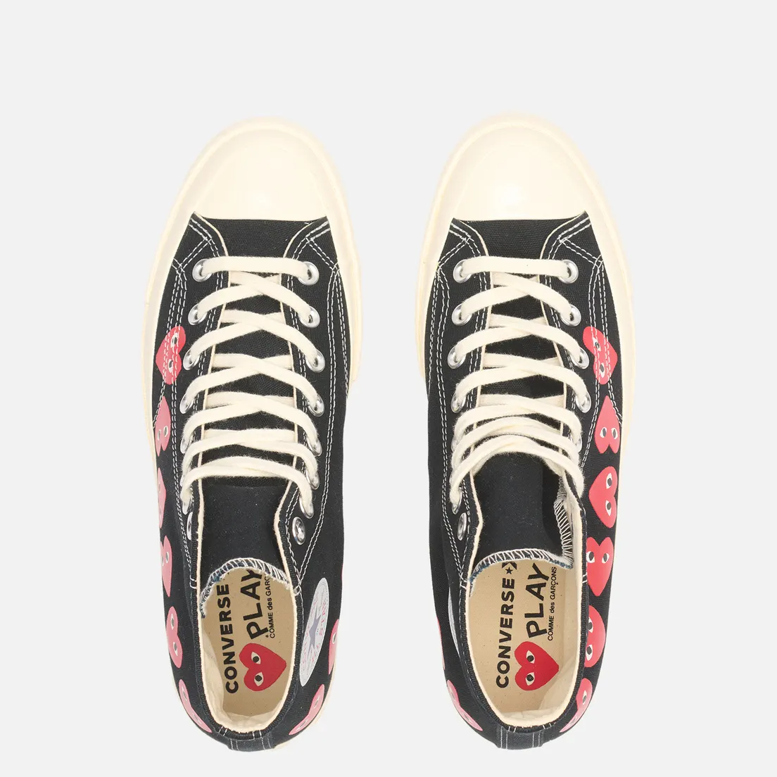 Converse Кеды x Comme des Garcons Play Chuck 70 Multi Heart Hi