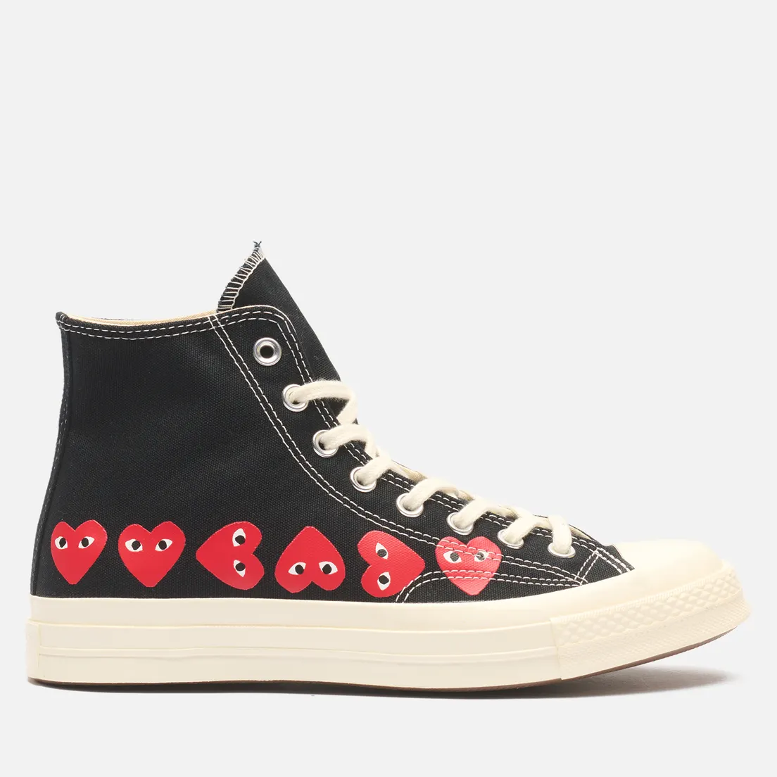 Converse Кеды x Comme des Garcons Play Chuck 70 Multi Heart Hi