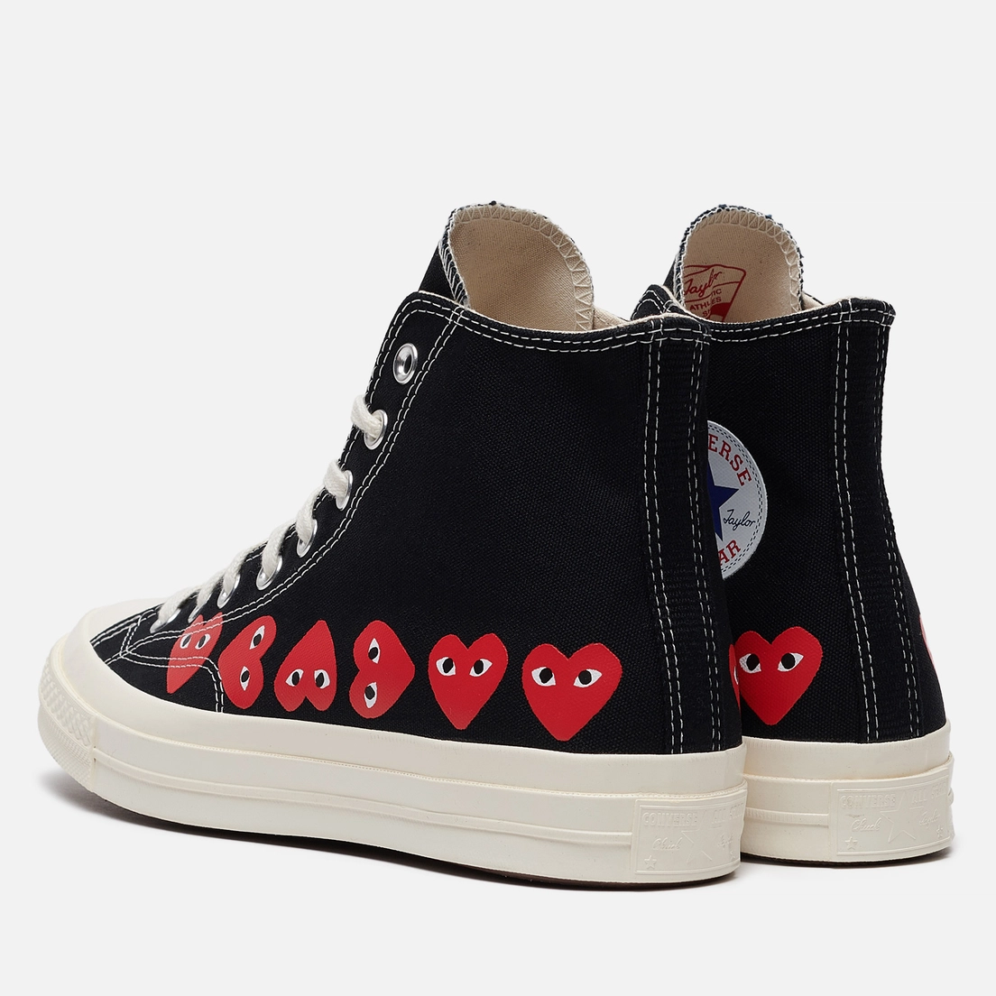 Converse Кеды x Comme des Garcons Play Chuck 70 Multi Heart Hi