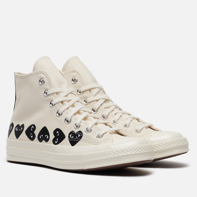 Кеды Converse x Comme des Garcons Play Chuck 70 Multi Heart Hi