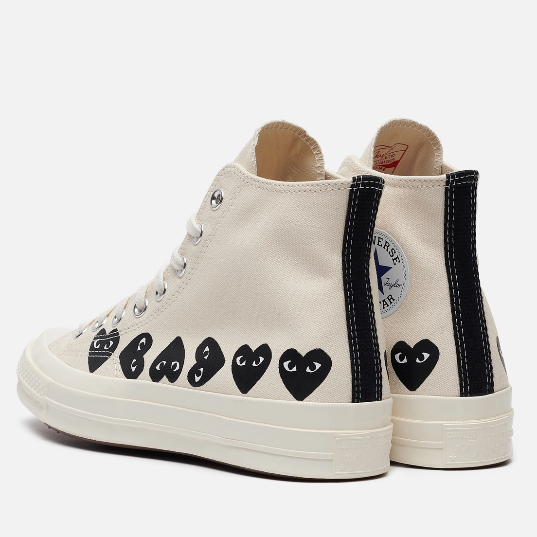 Converse Кеды x Comme des Garcons Play Chuck 70 Multi Heart Hi