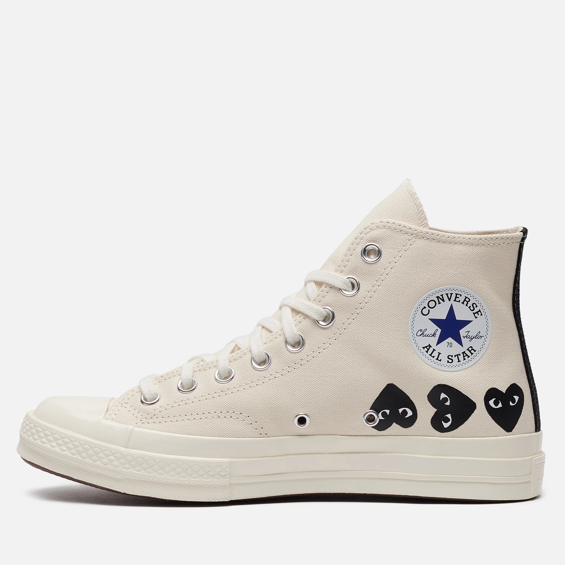 Converse Кеды x Comme des Garcons Play Chuck 70 Multi Heart Hi