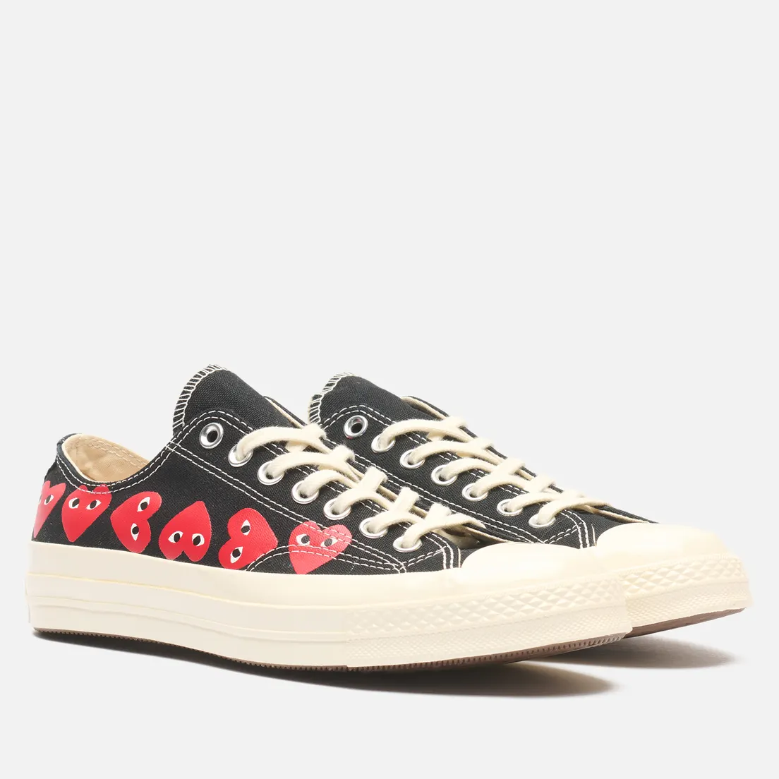 Converse Кеды x Comme des Garcons Play Chuck 70 Multi Heart Low