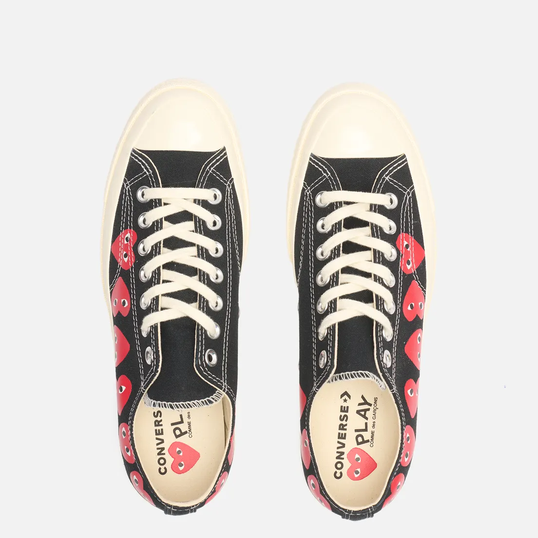 Converse Кеды x Comme des Garcons Play Chuck 70 Multi Heart Low