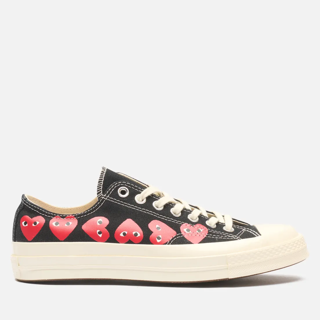 Converse Кеды x Comme des Garcons Play Chuck 70 Multi Heart Low