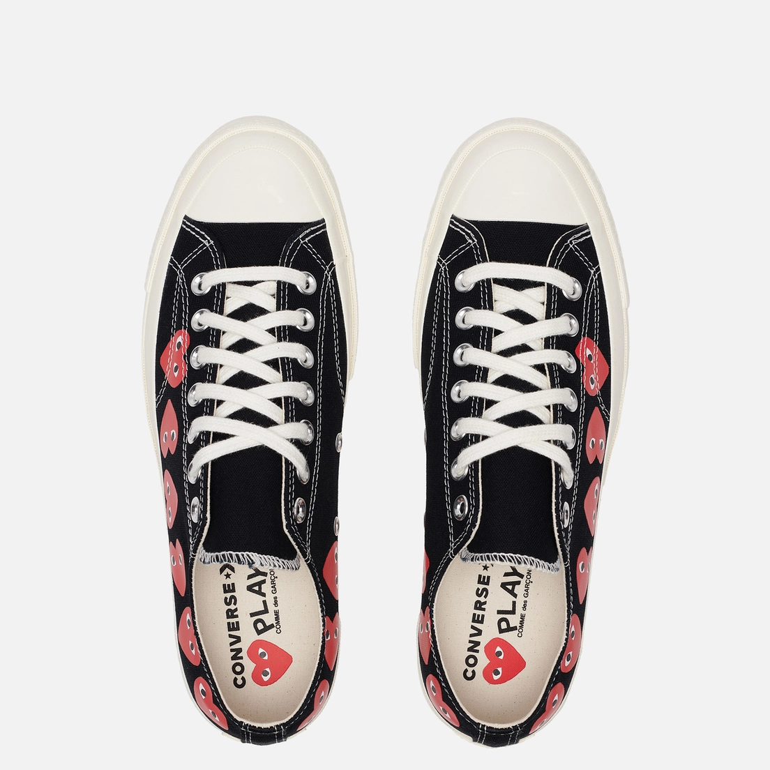 Converse Кеды x Comme des Garcons Play Chuck 70 Multi Heart Low