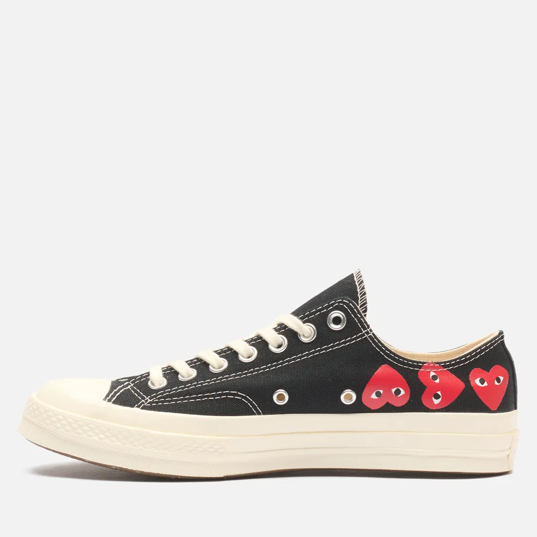 Converse Кеды x Comme des Garcons Play Chuck 70 Multi Heart Low