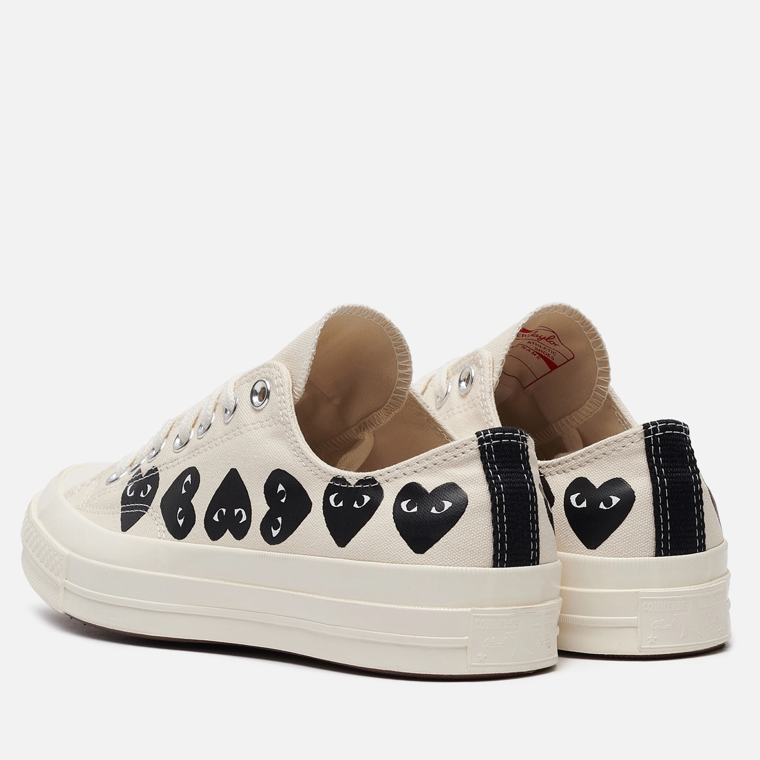 Converse Кеды x Comme des Garcons Play Chuck 70 Multi Heart Low
