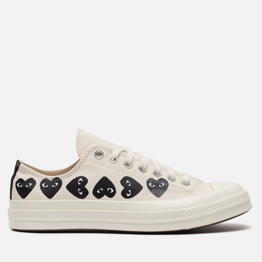 Converse Кеды x Comme des Garcons Play Chuck 70 Multi Heart Low