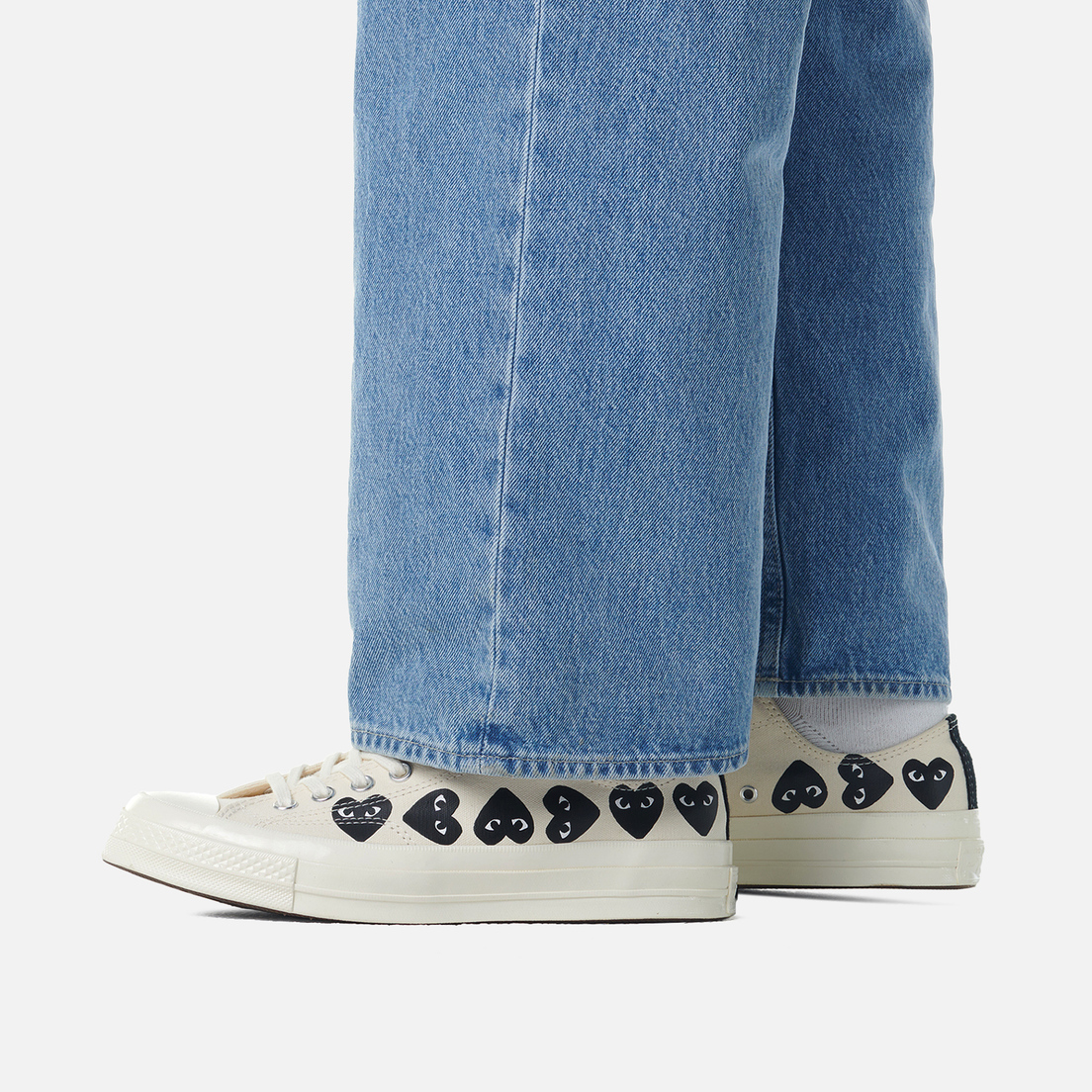 Converse Мужские кеды x Comme des Garcons Play Chuck 70 Multi Heart Low