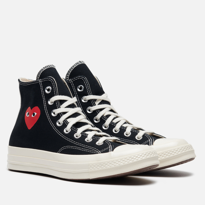 Мужские кеды Converse x Comme des Garcons Play Chuck 70 Single Heart Hi