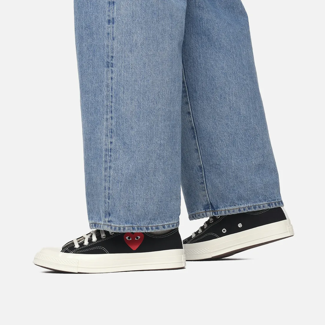 Converse Кеды x Comme des Garcons Play Chuck 70 Single Heart Low